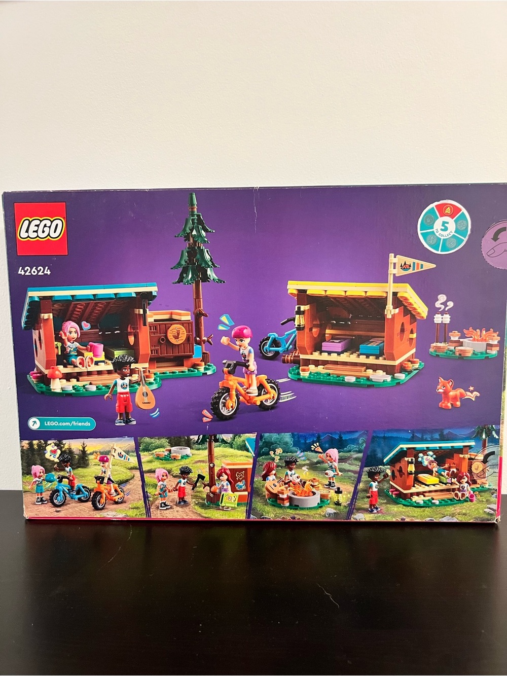 LEGO Friends Adventure Camp Cozy Cabins Set 42624 437 Pieces New Sealed - Picture 6 of 7
